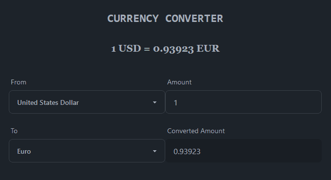 Currency Converter